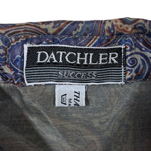 Load image into Gallery viewer, Vintage Datchler Success Thai Silk Crazy Abstract Patterned Long Sleeve Shirt