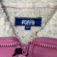 Load image into Gallery viewer, Deadstock Early 00's PUFFA "Windproof" Sherpa Teddy Bear Fleece Lined 1/4 Zip Pullover Fleece Sweatshirt