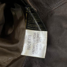 Load image into Gallery viewer, Vintage 90's MILAN LEATHER Classic Distressed Brown Genuine Real Leather Zip Bomber Jacket