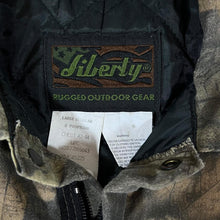 Load image into Gallery viewer, Vintage LIBERTY Rugged Outdoor Gear Camo Camouflage Print Hunting Fishing Boiler Suit Jumpsuit Overalls