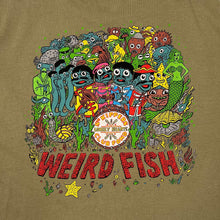 Load image into Gallery viewer, WEIRD FISH "Sgt Kippers Lonely Hearts Club Pond" Beatles Parody Spellout Graphic T-Shirt