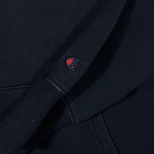 Load image into Gallery viewer, Champion Classic Embroidered Big Logo Spellout Pullover Black Hoodie