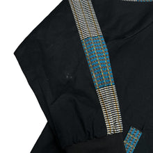 Load image into Gallery viewer, Vintage 90's Patterned Trim Cotton Zip Bomber Jacket
