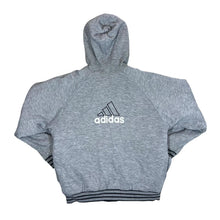 Load image into Gallery viewer, Vintage ADIDAS Embroidered Logo Spellout Reversible Hooded Jacket