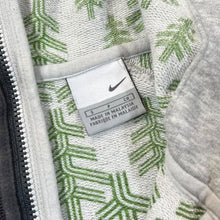 Load image into Gallery viewer, NIKE AIR Classic Split Colour Embroidered Mini Logo Zip Hoodie