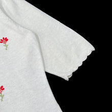 Load image into Gallery viewer, Vintage HAMELLS Embroidered Floral Flower 3/4 Sleeve Cardigan Top