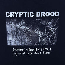 Load image into Gallery viewer, Cryptic Brood "Outcome Of Obnoxious Science" Death Doom Heavy Metal Band T-Shirt