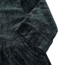 Load image into Gallery viewer, TINY CREEK Y2K Classic Basic Essential Velvet Velour 3/4 Sleeved Zip Hooded Tracksuit Top