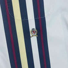 Load image into Gallery viewer, Vintage Tommy Hilfiger Multi Striped Short Sleeve Cotton Button-Up Shirt