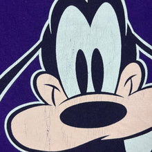 Load image into Gallery viewer, Vintage 90's Velva Sheen Disney IOWA Goofy Character Graphic Purple T-Shirt
