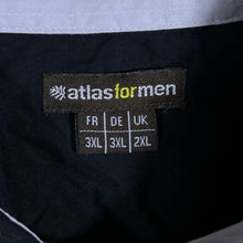 Load image into Gallery viewer, Atlas For Men Cowboy Western Black White Cotton Long Sleeve Shirt