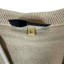 Load image into Gallery viewer, Vintage GABICCI Grandad Patterned Acrylic Wool Knit V-Neck Sweater Jumper