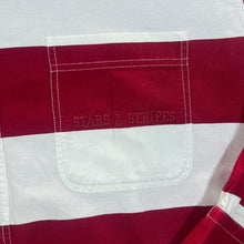 Load image into Gallery viewer, Vintage STARS & STRIPES USA Flag Colour Block Western Cowboy Long Sleeve Shirt