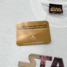 Load image into Gallery viewer, Deadstock Vintage STAR WARS Episode One The Phantom Menace Classic Logo Darth Maul Sci-Fi Movie Graphic T-Shirt
