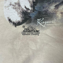 Load image into Gallery viewer, Vintage THE MOUNTAIN (2001) Tiger Animal Wildlife Graphic Cream Tie Dye T-Shirt