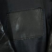 Load image into Gallery viewer, Vintage Genuine Real Black Leather Biker Blazer Style Jacket