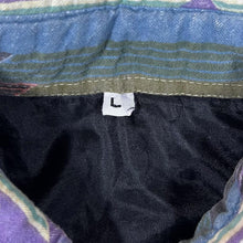 Load image into Gallery viewer, Vintage 90's Aztec Crazy Patterned Long Sleeve Cotton Flannel Lightly Padded Shirt