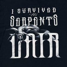 Load image into Gallery viewer, BLOODSTOCK “I Survived The Serpents Lair” Graphic Heavy Metal Music Band Festival T-Shirt