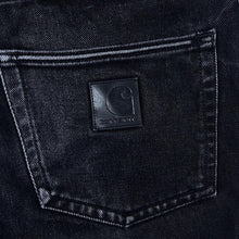 Load image into Gallery viewer, Carhartt WIP "Klondike Pant" Classic Black Denim Regular Tapered Fit Jeans