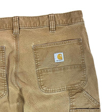 Load image into Gallery viewer, CARHARTT "Relaxed Fit" Tan Brown Carpenter Skater Worker Denim Jeans