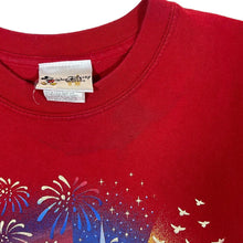 Load image into Gallery viewer, Vintage WALT DISNEY WORLD Souvenir Spellout Graphic Short Sleeve Red T-Shirt