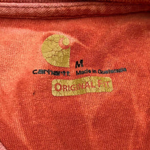 Load image into Gallery viewer, CARHARTT "Original Fit" Classic Patch Pocket Logo Tie Dye Henley Button Short Sleeve T-Shirt