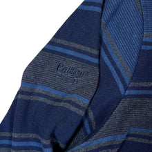 Load image into Gallery viewer, COTTON TRADERS Six Nations Rugby Embroidered Multi Striped Long Sleeve Polo Shirt