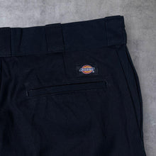 Load image into Gallery viewer, Dickies 874 Original Fit Skater Workwear Black Cropped Chino Pants Trousers