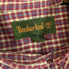 Load image into Gallery viewer, Vintage TIMBERLAND Classic Plaid Check Mini Pocket Logo Long Sleeve Button-Up Cotton Shirt
