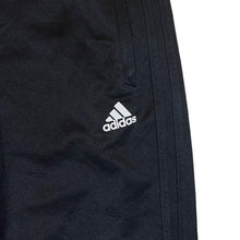 Load image into Gallery viewer, ADIDAS Climacool Three Stripe Mini Logo Black Straight Cuff Tracksuit Bottoms
