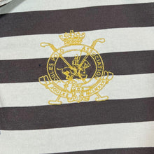 Load image into Gallery viewer, Joules Rugger Embroidered Crest Striped Long Sleeve Rugby Polo Shirt Top