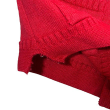 Load image into Gallery viewer, Vintage 90's WOOL OVERS British Sweaters Pure New Wool Red Heavyweight Button Cardigan Sweater