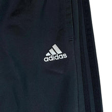 Load image into Gallery viewer, ADIDAS Classic Three Stripe Dark Grey Straight Cuff Tracksuit Bottoms