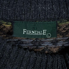 Load image into Gallery viewer, Vintage 90's Ferndale Grandad Patterned Acrylic Wool Knit Sweater Jumper