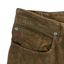 Load image into Gallery viewer, POLO RALPH LAUREN "Varick Slim Straight" Brown Corduroy Cord Straight Leg Trousers