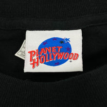 Load image into Gallery viewer, Vintage 90’s Planet Hollywood “St. Louis” Souvenir Spellout Graphic Black T-Shirt