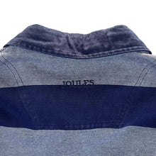 Load image into Gallery viewer, JOULES RUGBY Embroidered Mini Logo Colour Block Striped Long Sleeve Rugby Polo Shirt