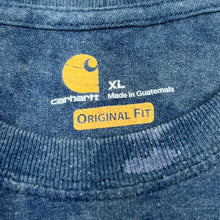 Load image into Gallery viewer, CARHARTT "Original Fit" Classic Big Logo Spellout Graphic Tie Dye Short Sleeve T-Shirt