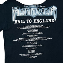 Load image into Gallery viewer, MANOWAR "Hail To England" Power Heavy Metal Band Reworked Cutoff Neck T-Shirt