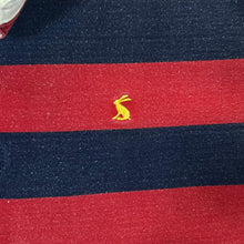 Load image into Gallery viewer, JOULES RUGBY Colour Block Striped Mini Logo Long Sleeve Rugby Polo Shirt