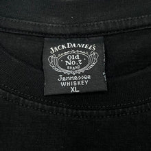 Load image into Gallery viewer, Early 00's JACK DANIEL'S "Tennessee Whiskey" Drinks Promo Logo Spellout Graphic Heavy Cotton T-Shirt