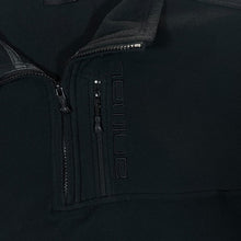 Load image into Gallery viewer, ANIMAL Classic Embroidered Spellout Surfer Skater Black 1/4 Zip Pullover Fleece Sweatshirt