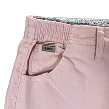 Load image into Gallery viewer, LEE Made In Mexico Side Elastic Baby Pink Cotton Tapered Jeans