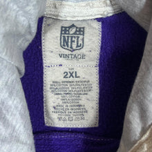 Load image into Gallery viewer, NFL Vintage BALTIMORE RAVENS Embroidered Distressed Effect Purple Pullover Hoodie