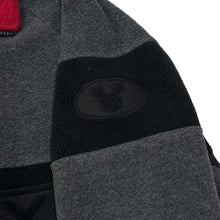 Load image into Gallery viewer, Vintage The Disney Store MICKEY Spellout Colour Block 1/4 Zip Pullover Fleece Sweatshirt
