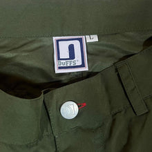 Load image into Gallery viewer, DUFFS Skateboards Classic Green Outdoor Hiking Windbreaker Utility Track Pants Trousers