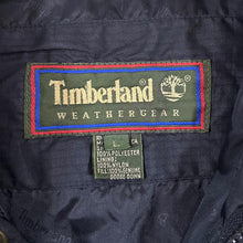 Load image into Gallery viewer, Vintage TIMBERLAND WEATHERGEAR Classic Black Padded Goose Down Fill Puffer Jacket Coat