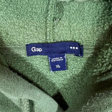 Load image into Gallery viewer, GAP Classic Embroidered Big Logo Spellout Green Pullover Hoodie