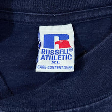 Load image into Gallery viewer, Vintage RUSSELL ATHLETIC Classic Logo Spellout Graphic Long Sleeve Cotton T-Shirt