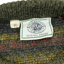 Load image into Gallery viewer, Vintage 90's QUALITY CASUALS Grandad Patterned Acrylic Wool Knit Sweater Jumper